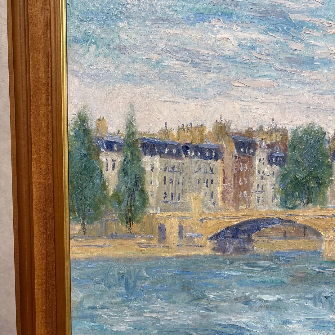 画家　梶田英一　油彩画