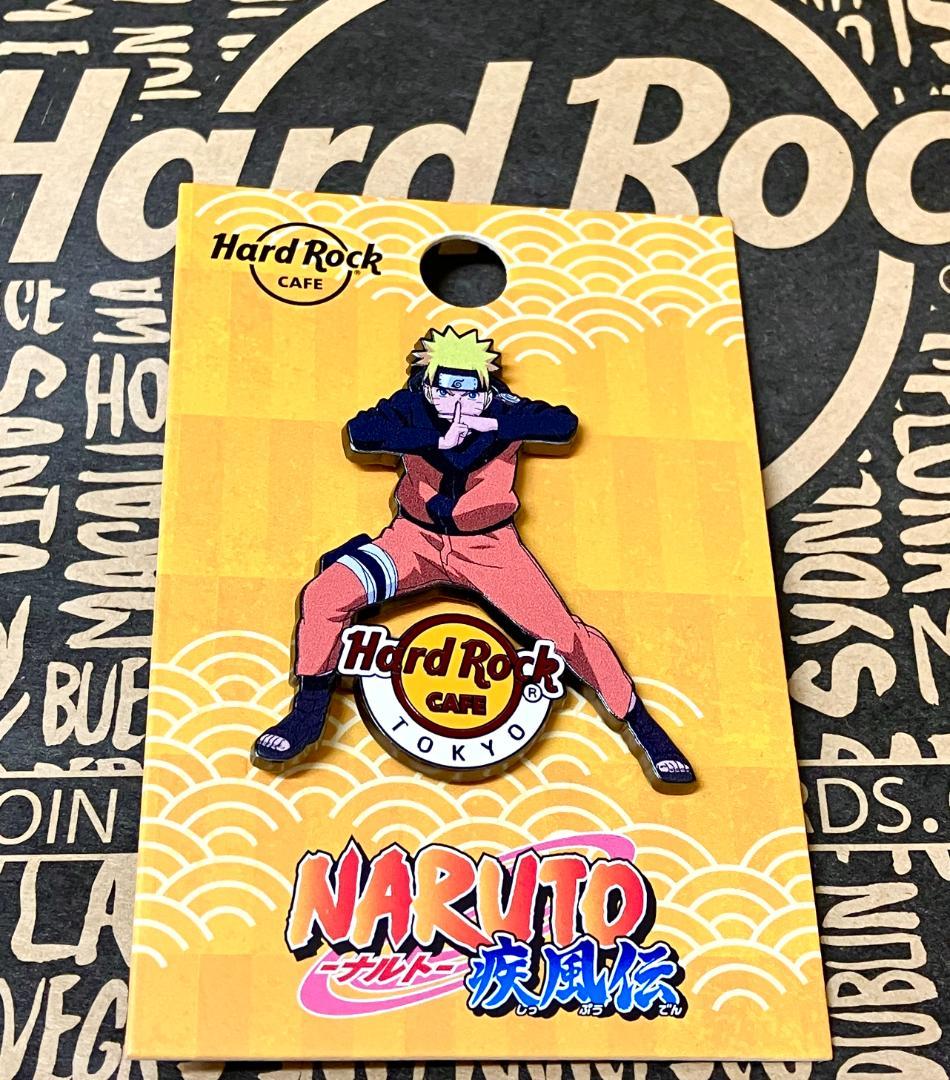 値下☆ハードロックカフェ◆5店舗・6点◆NARUTO ナルト 【限定】ピンバッジ
