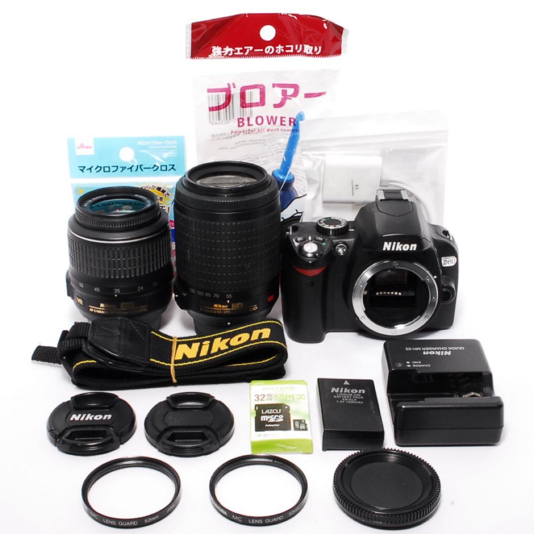 ショット数少なめ◇Nikon D60◇すぐ使える◇一眼レフカメラ◇スマホ