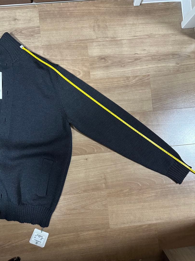 《美品》ZANONE チャコールグレー カーディガン サイズ52