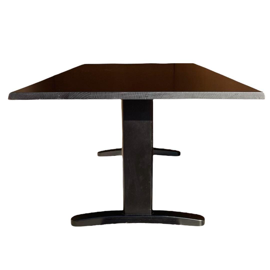 柏木工 ダイニングテーブル JG53XM 帆立脚 耳付面 オーク材 直接引取可