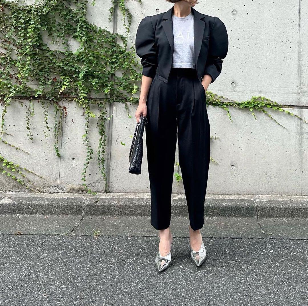 神崎恵着♡cygneシーニュ カーブスリーブショートジャケット スカート