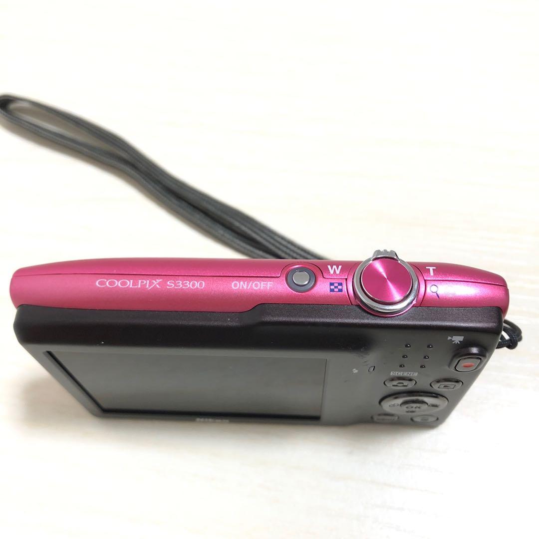 Nikon ニコン COOLPIX S3300 ピンク - メルカリ