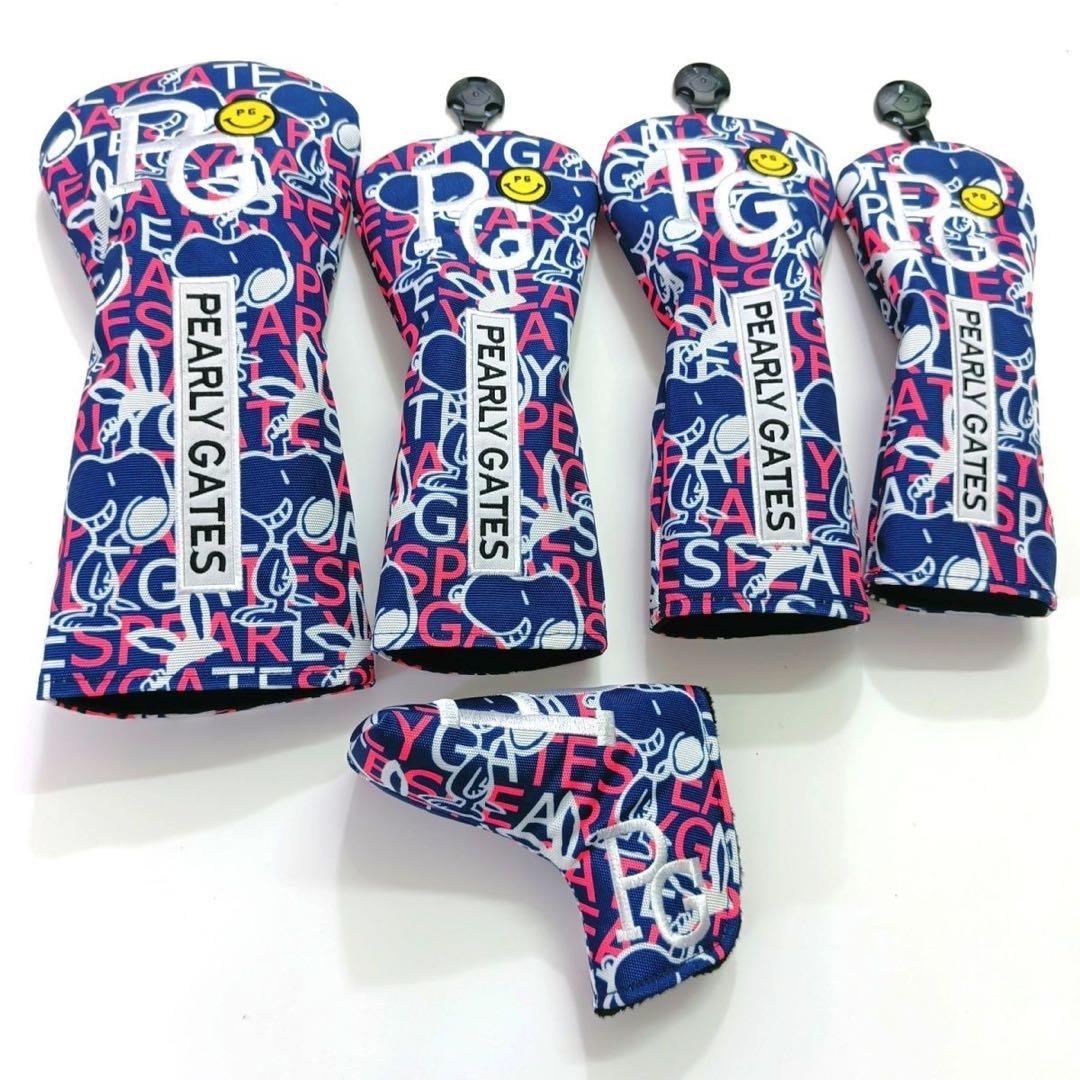 PEARLY GATES ゴルフヘッドカバー 5個セット - メルカリ