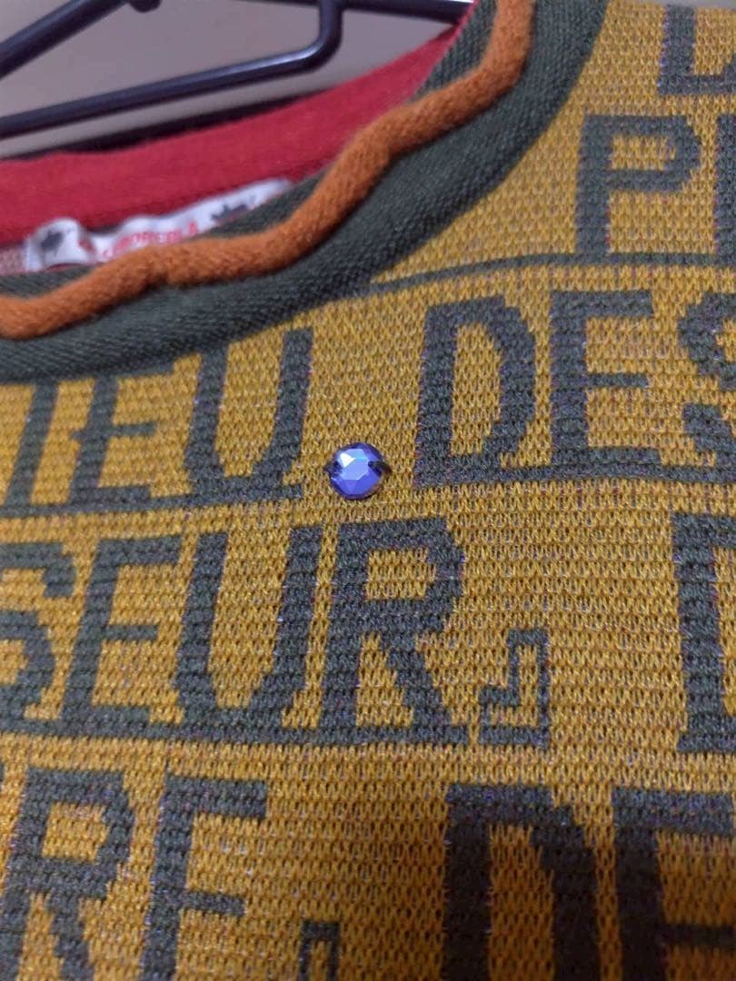 アルベロ2604◇アートプリント長袖ニットトップス - トップス本物