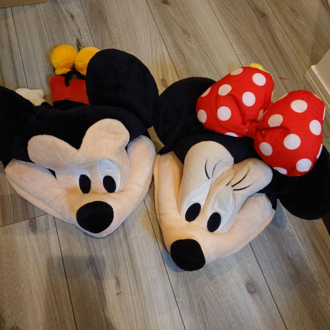 即日発送 ディズニー ミッキー・ミニー ファンキャップ 2個セット