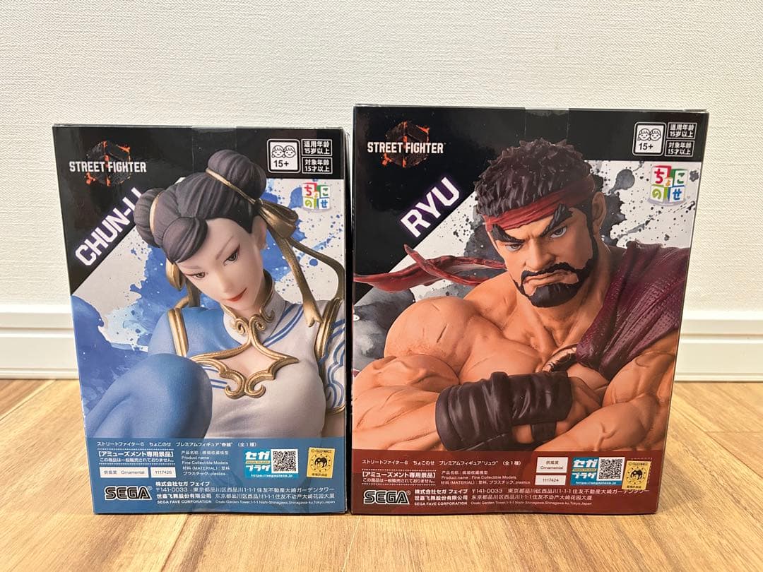 ストリートファイター6 リュウ＆春麗 ちょこのせプレミアムフィギュア2