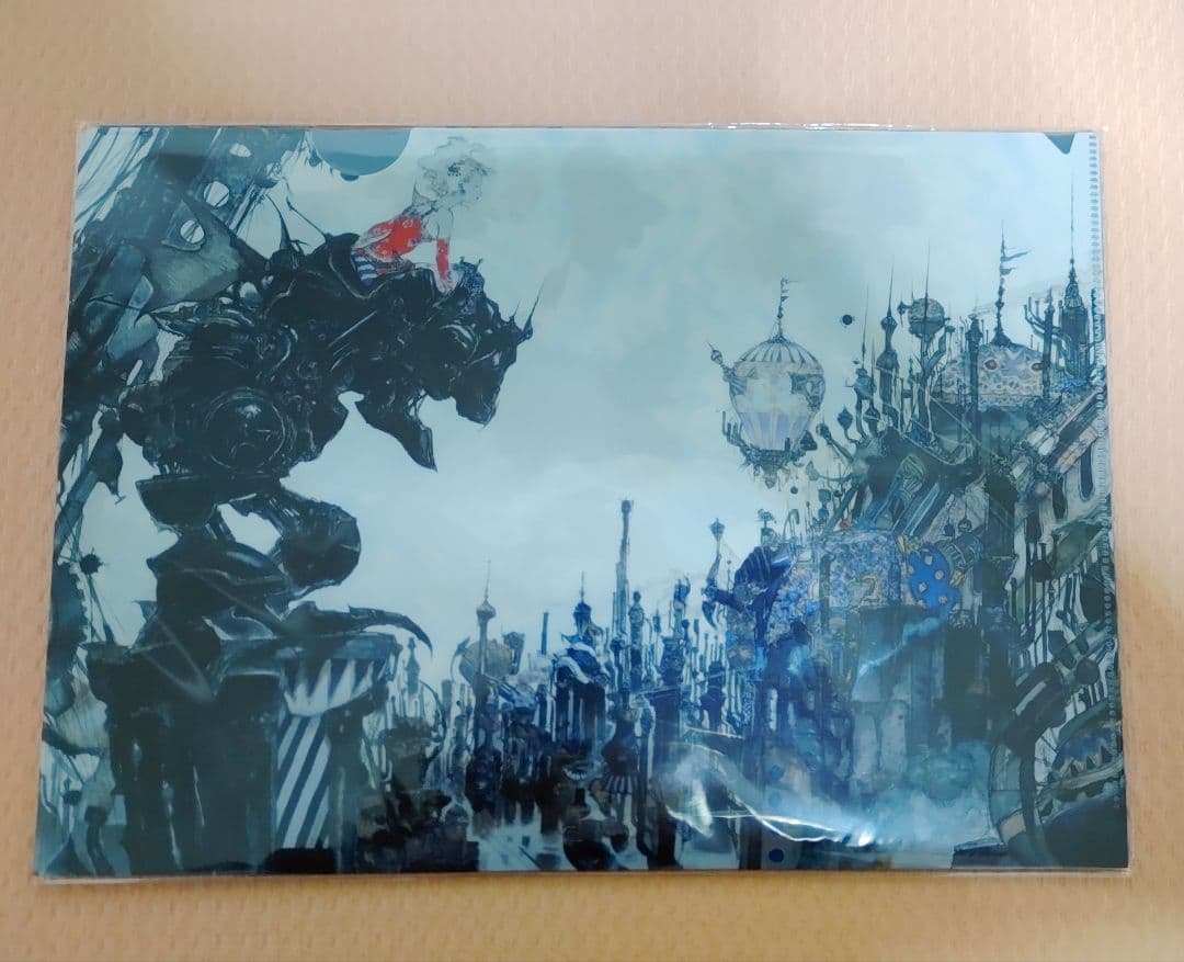 新品未開封◇天野喜孝 FFクリアファイル4枚セット ファイナル