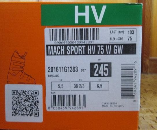 テクニカ　MACH SPORT HV 75W GW 24.5ｃｍ（女性用）