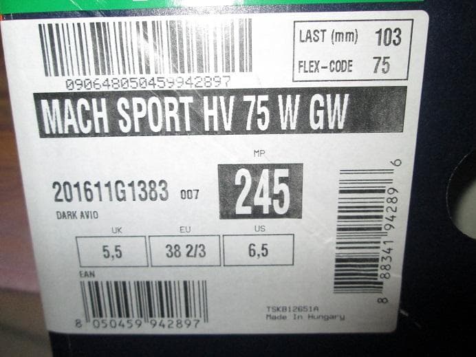テクニカ　MACH SPORT HV 75W GW 24.5ｃｍ（女性用）