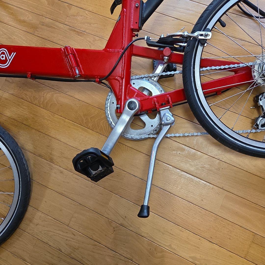 ジャイアントHalfway (ハーフウェイ) 折りたたみ自転車 カラー赤レッド