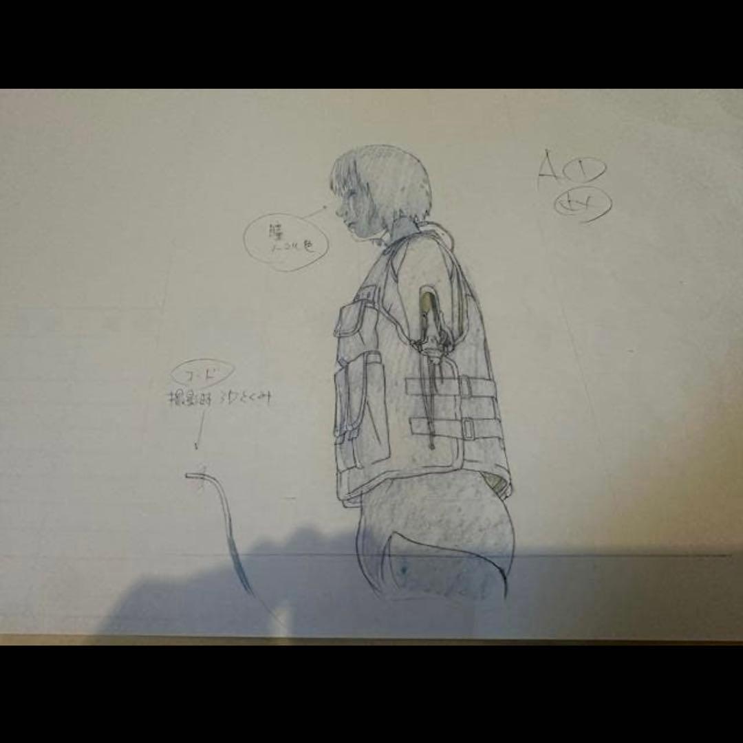 攻殻機動隊展 先行公開入場チケット特典 フィルム ステッカー セル画