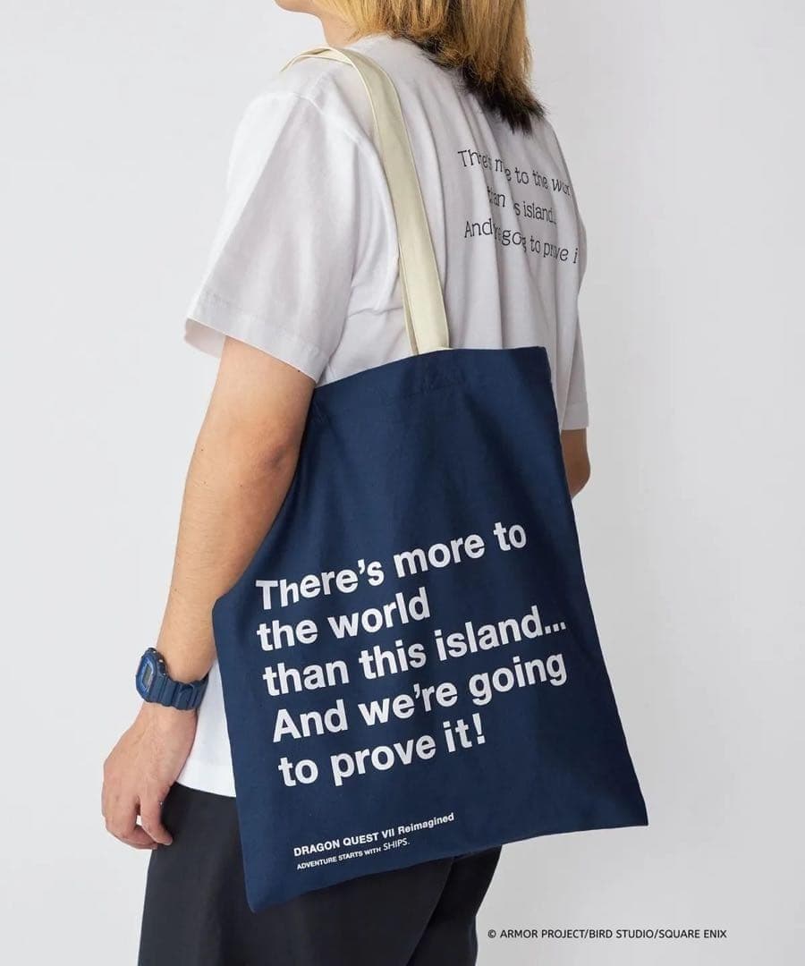 SHIPS x ドラゴンクエストVII ネイビースライム トートバッグ - メルカリ