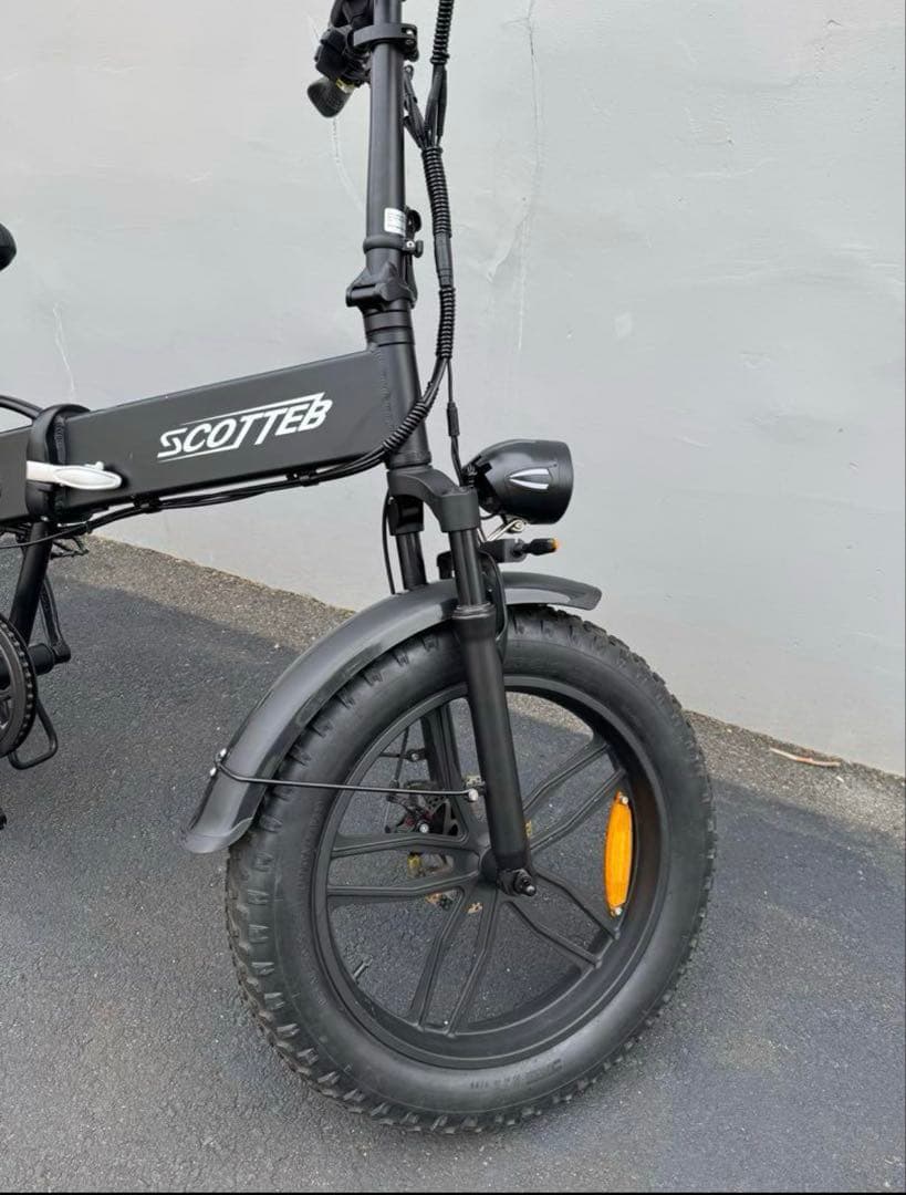 SCOTTEB 電動自転車 電動アシスト 5段階アシスト ブラック - メルカリ