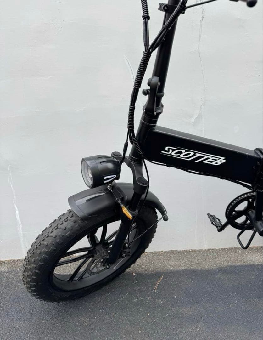 SCOTTEB 電動自転車 電動アシスト 5段階アシスト ブラック - メルカリ