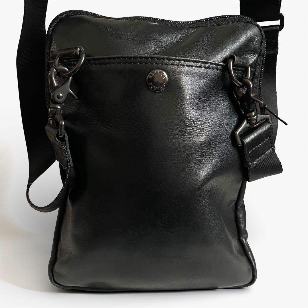 美品 PORTER AMAZE 本革 ショルダーバッグ クロスボディ Blk/黒 - メルカリ