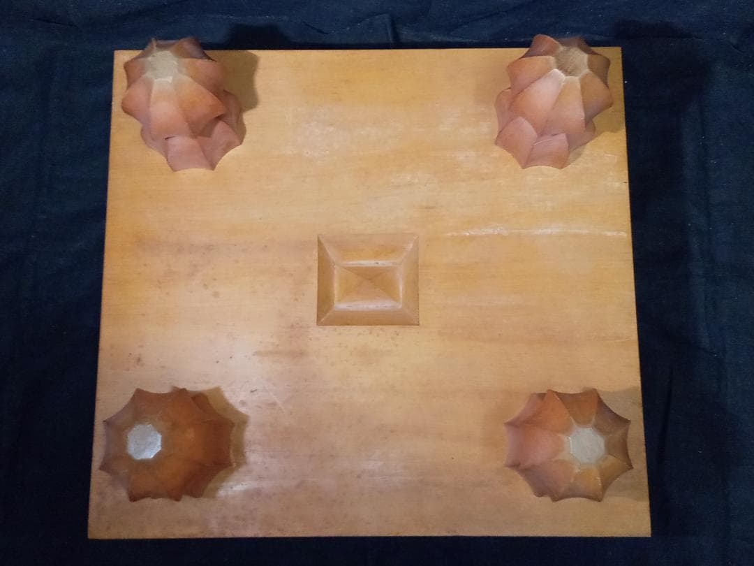 C*g様 足付き碁盤 6.25寸 厚さ18.8㎝ 天地柾 桐箱付 M1441 脚 - メルカリ