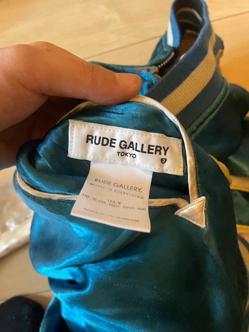 Tiger K専用 ルードギャラリー ターコイズ・黒スカジャン・刺繍デザイン