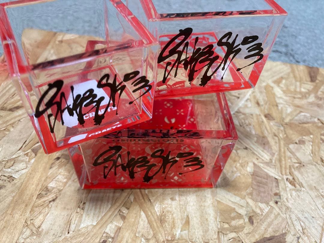 Asimocrafts × SAKESKIE コラボ酒升 3個セット 店舗様向け 日本酒『枡