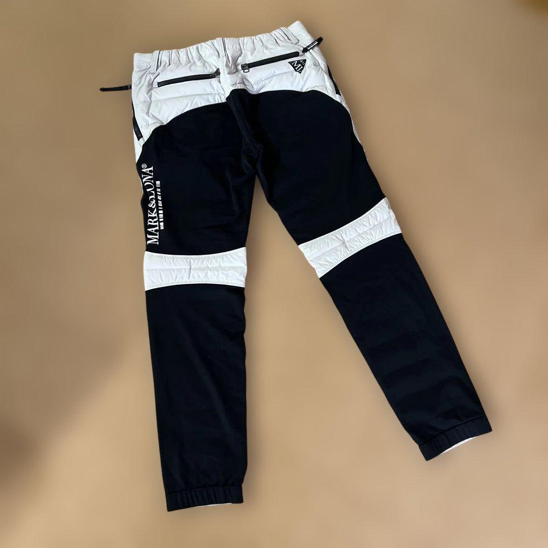 マーク&ロナ メンズダウンパンツ ホワイト＆ブラック 50 - メンズ