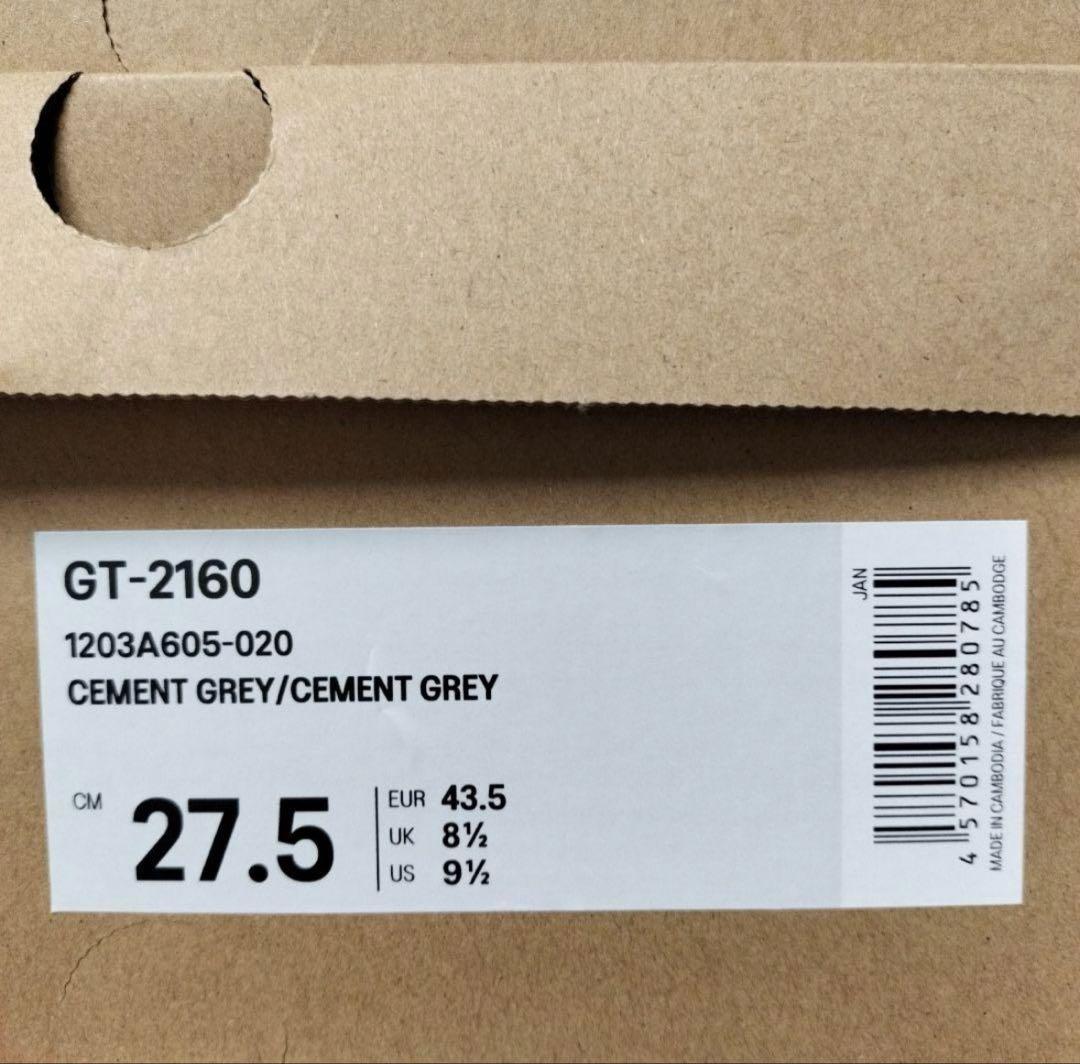 靴 ASICS GT-2160 27.5cm