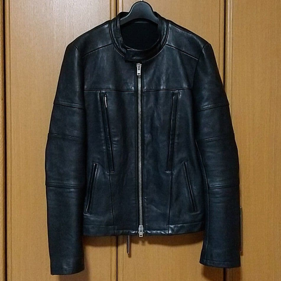 Wizard ウィザード シングルライダースジャケット サイズ2 羊革 Wizzard（ウィザード） 革ジャン ライダース ウィザード / OS RIDERS