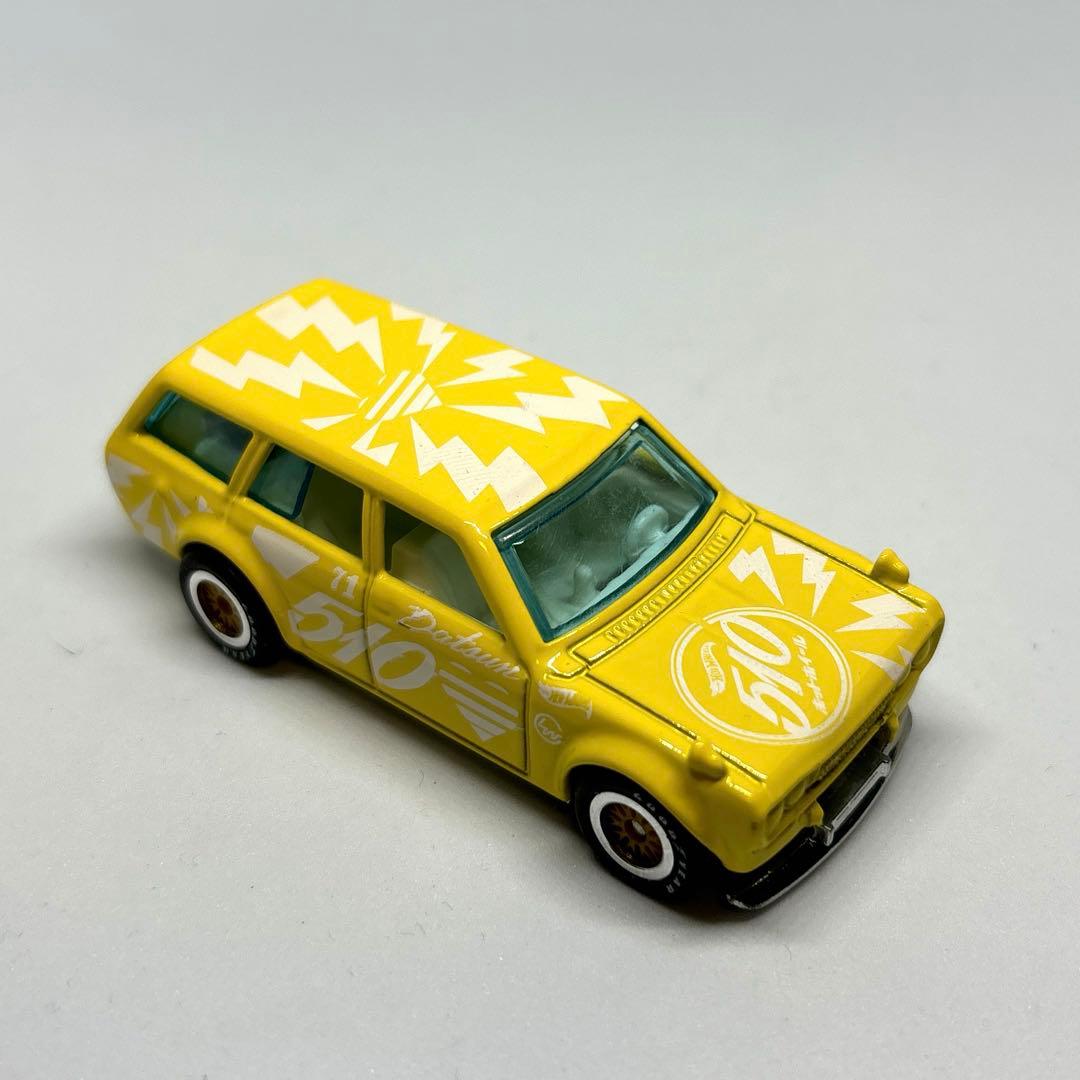 Hotwheels’71 DATSUN 510 WAGON yellow