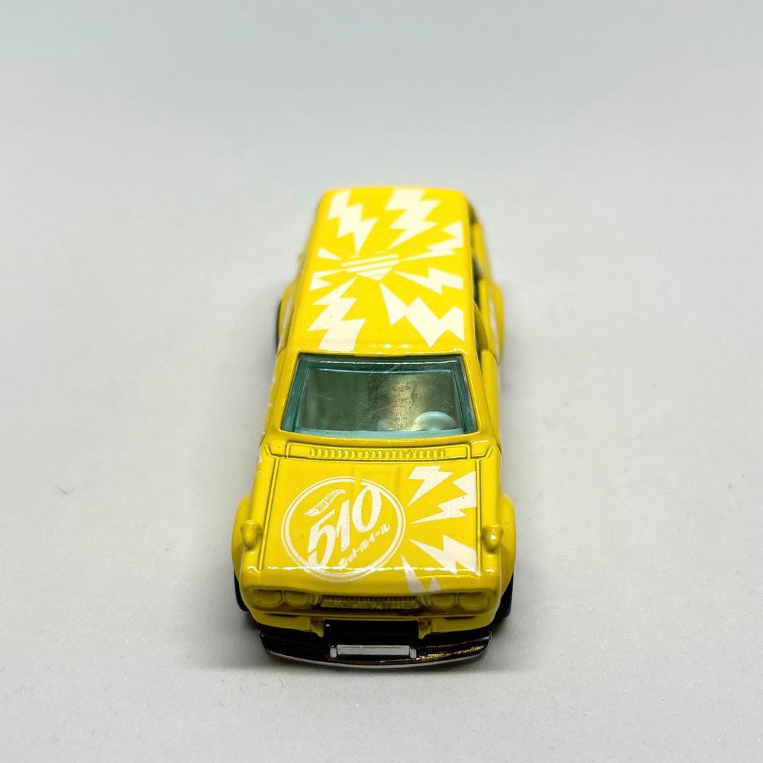 Hotwheels’71 DATSUN 510 WAGON yellow