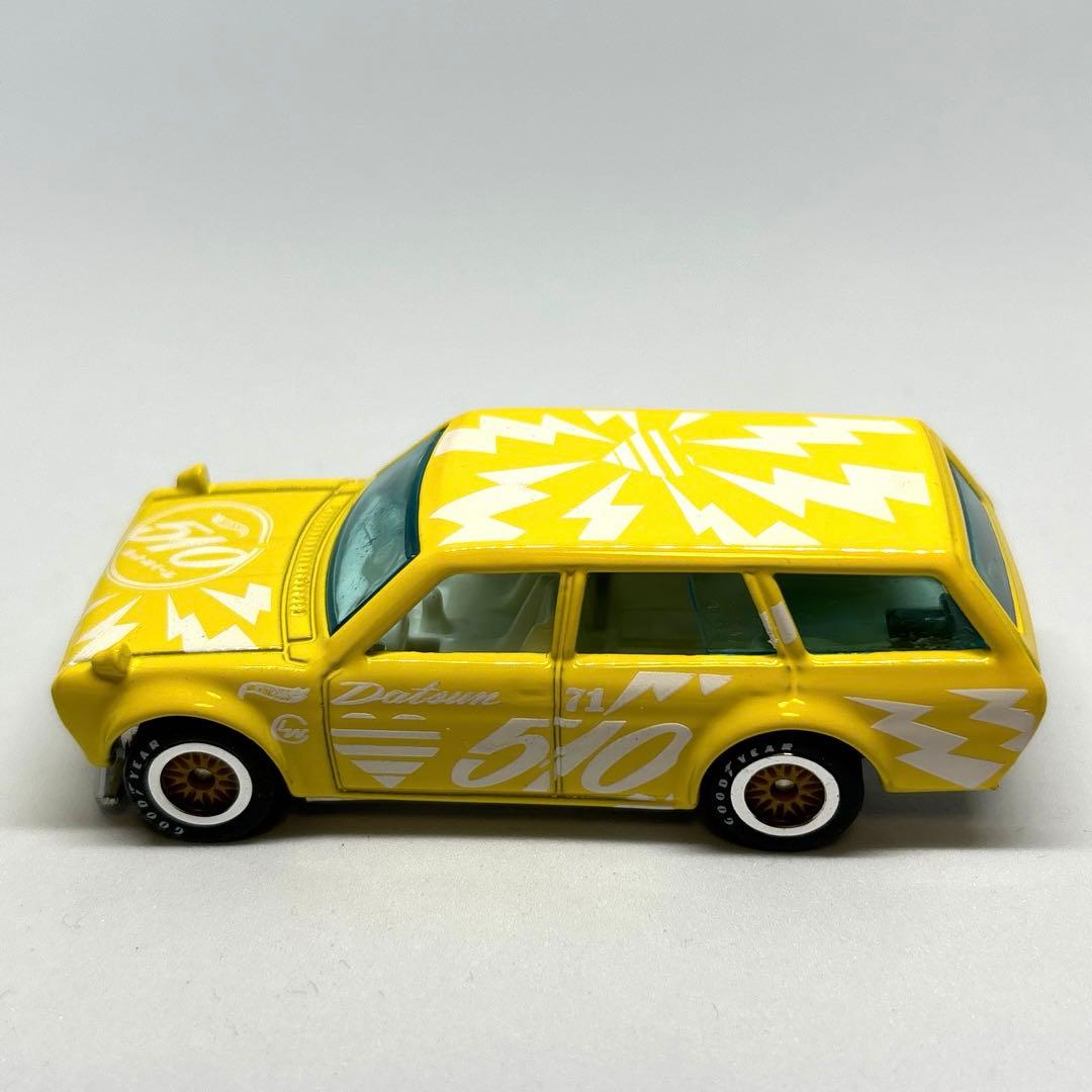 Hotwheels’71 DATSUN 510 WAGON yellow