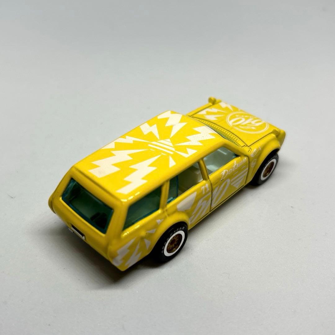 Hotwheels’71 DATSUN 510 WAGON yellow