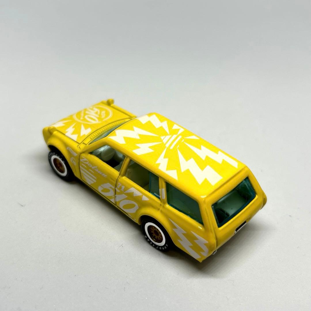 Hotwheels’71 DATSUN 510 WAGON yellow