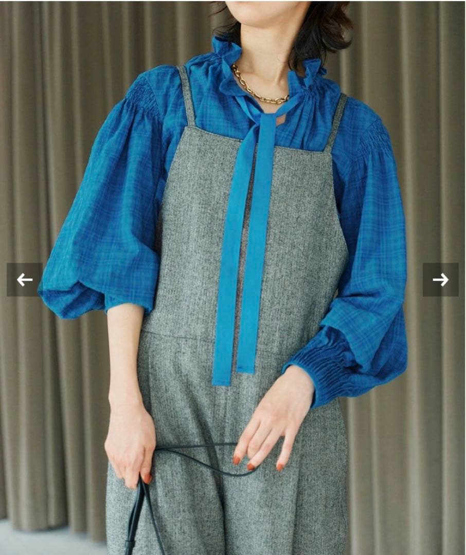 新品】IENA ヘリンボーン オールインワン サロペット オーバーオール