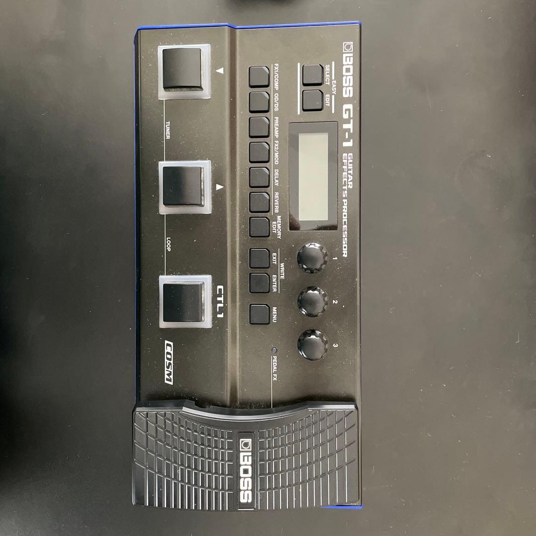 BOSS GT-1 ギターマルチエフェクター（アダプター・カバー付き）