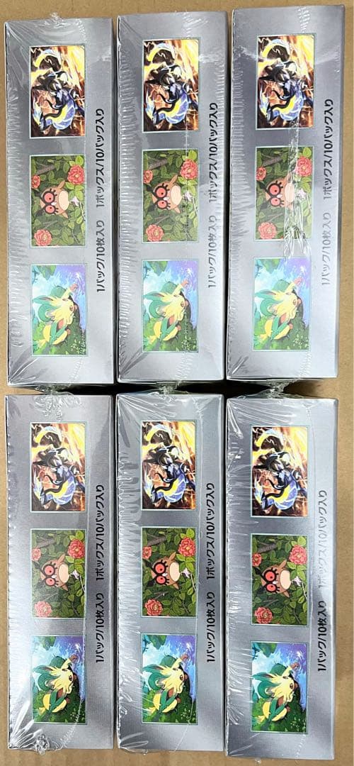 ポケモンカード テラスタルフェスex シュリンク付き 6箱　匿名配送