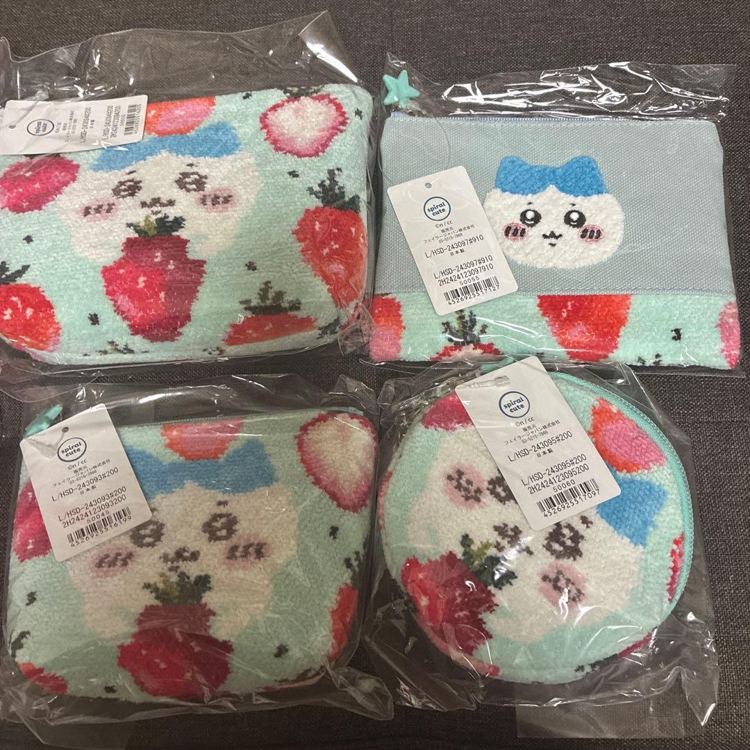 ハチワレ　フェイラー　ポーチ各種 ちいかわ feiler ラブラリー バイ フェイラー コラボ ハチワレ ポーチ