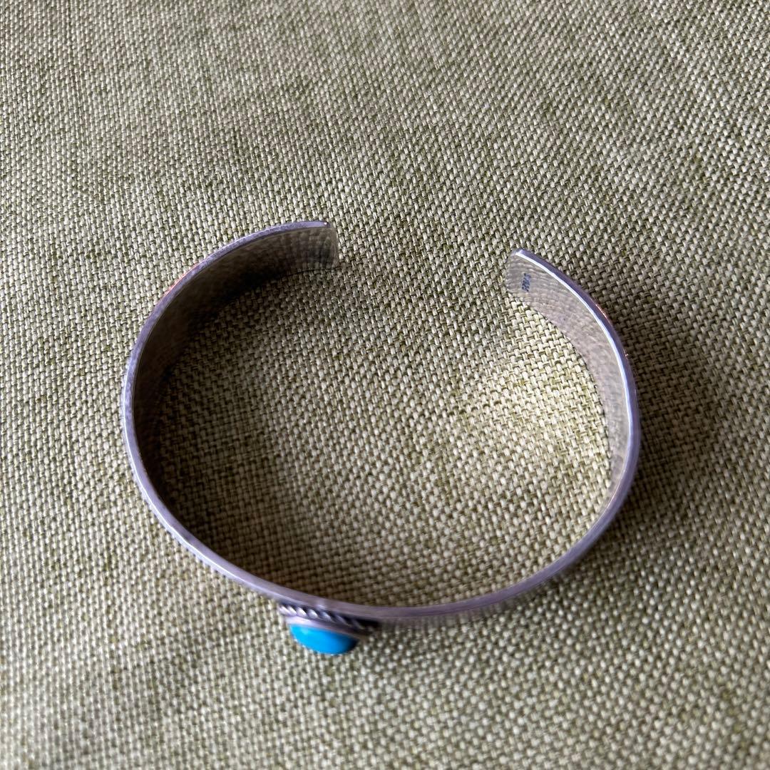 平井大　ターコイズシルバーバングル