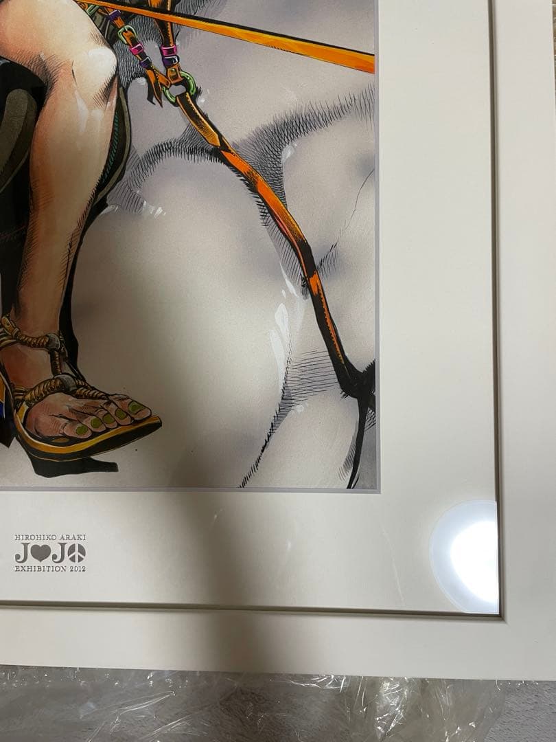 ジョジョの奇妙な冒険　徐倫&ブチャラティ 複製原画