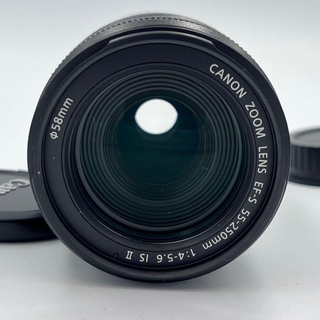 美品 Canon EFS55-250mm f/4-5.6 IS Ⅱ ズームレンズ