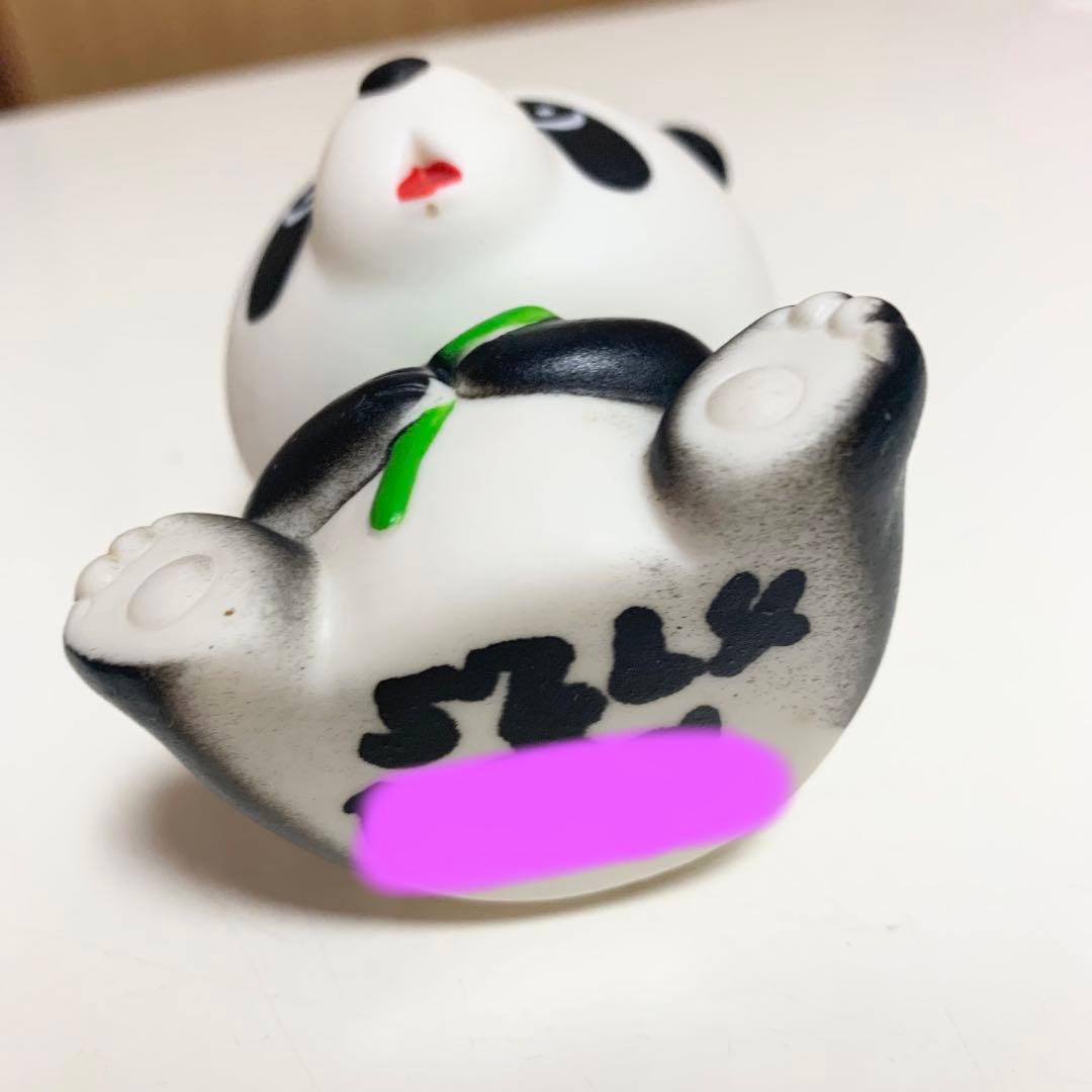 三菱銀行 パンダ貯金箱 置物 非売品 銀行ノベルティー 当時物 昭和