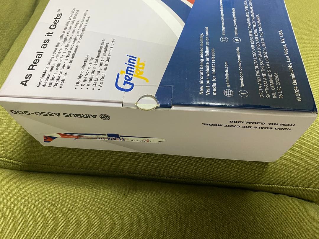 傷ありGemini Jets Airbus A350-900 デルタ航空