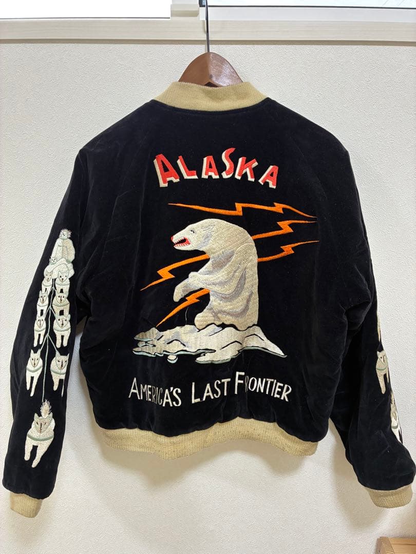 中古】東洋エンタープライズ アラスカ リバーシブルスカジャン Mサイズ