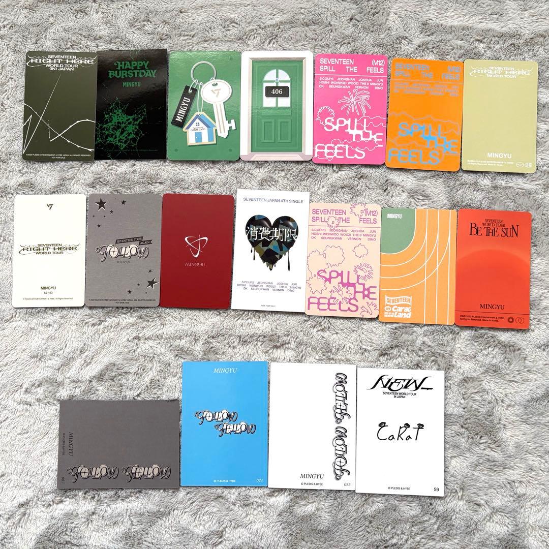SEVENTEEN ミンギュ トレカまとめ売り - メルカリ