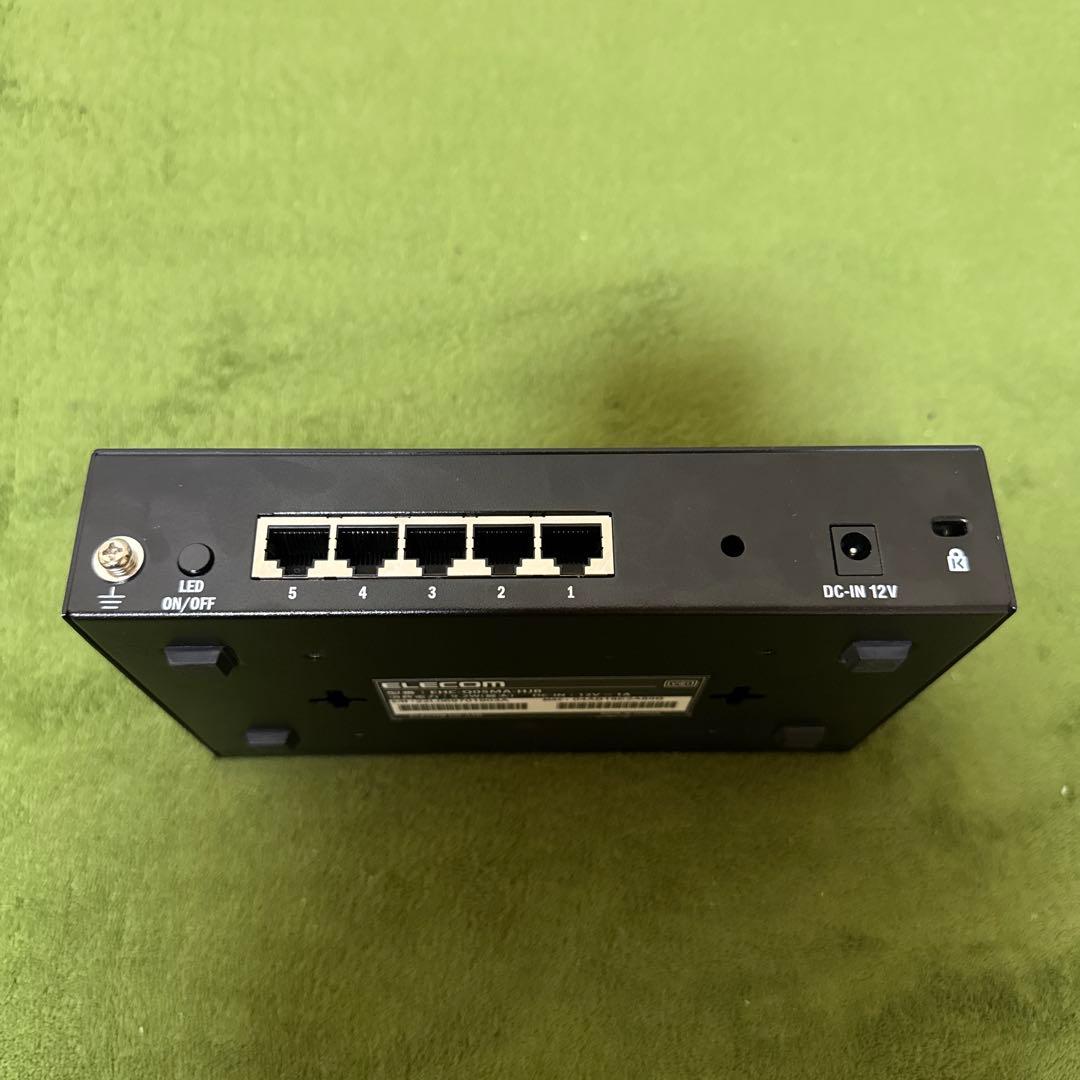 ELECOM EHC-Q05MA-HJB 2.5G スイッチングハブ 5ポート