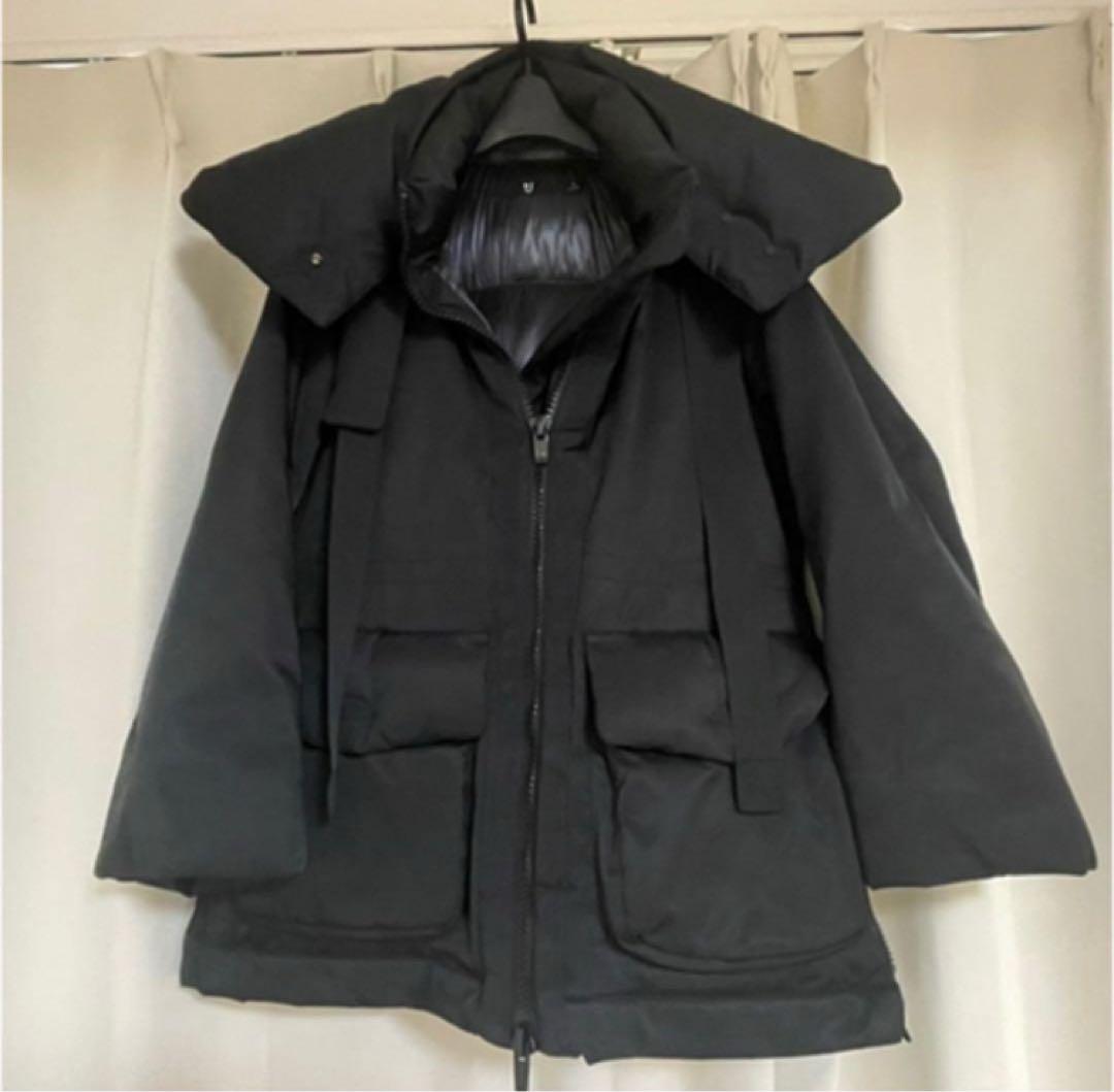 ユニクロ UNIQLO +J ハイブリッドダウンショートコート BLACK S - メルカリ