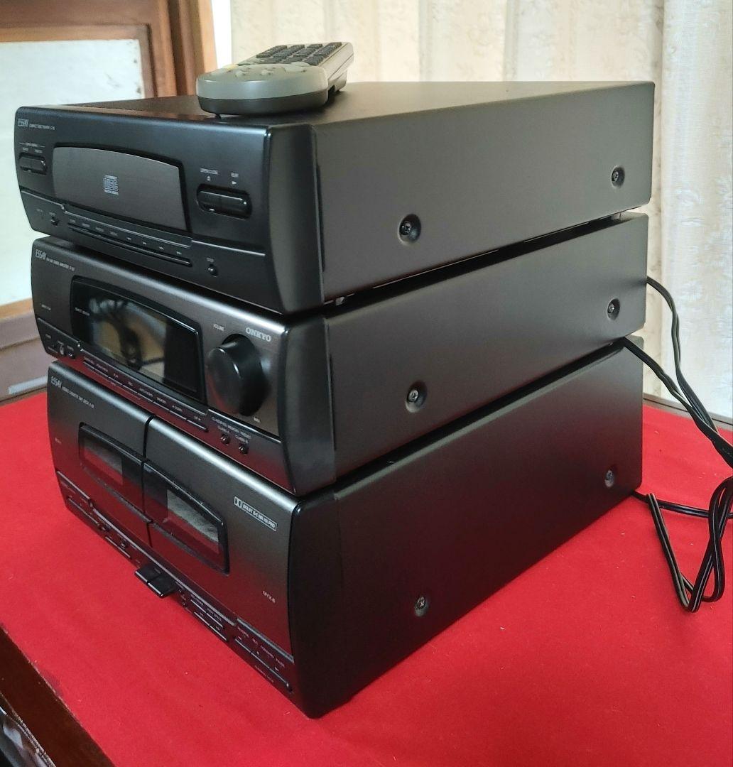 ☆ジャンクOnkyo オンキョー Essay コンポ 3台1組 リモコン付き - メルカリ