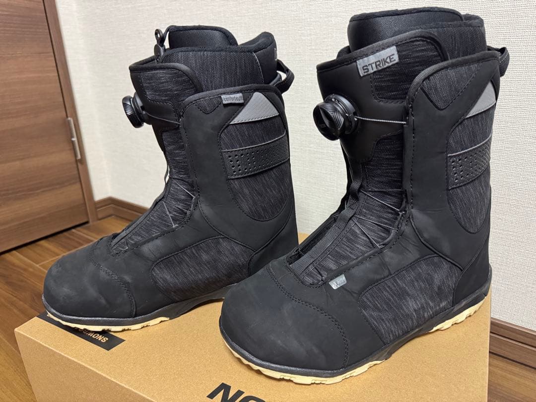 HEAD STRIKE BOAブラック スノーボードブーツ BOAシステム 28 - メルカリ
