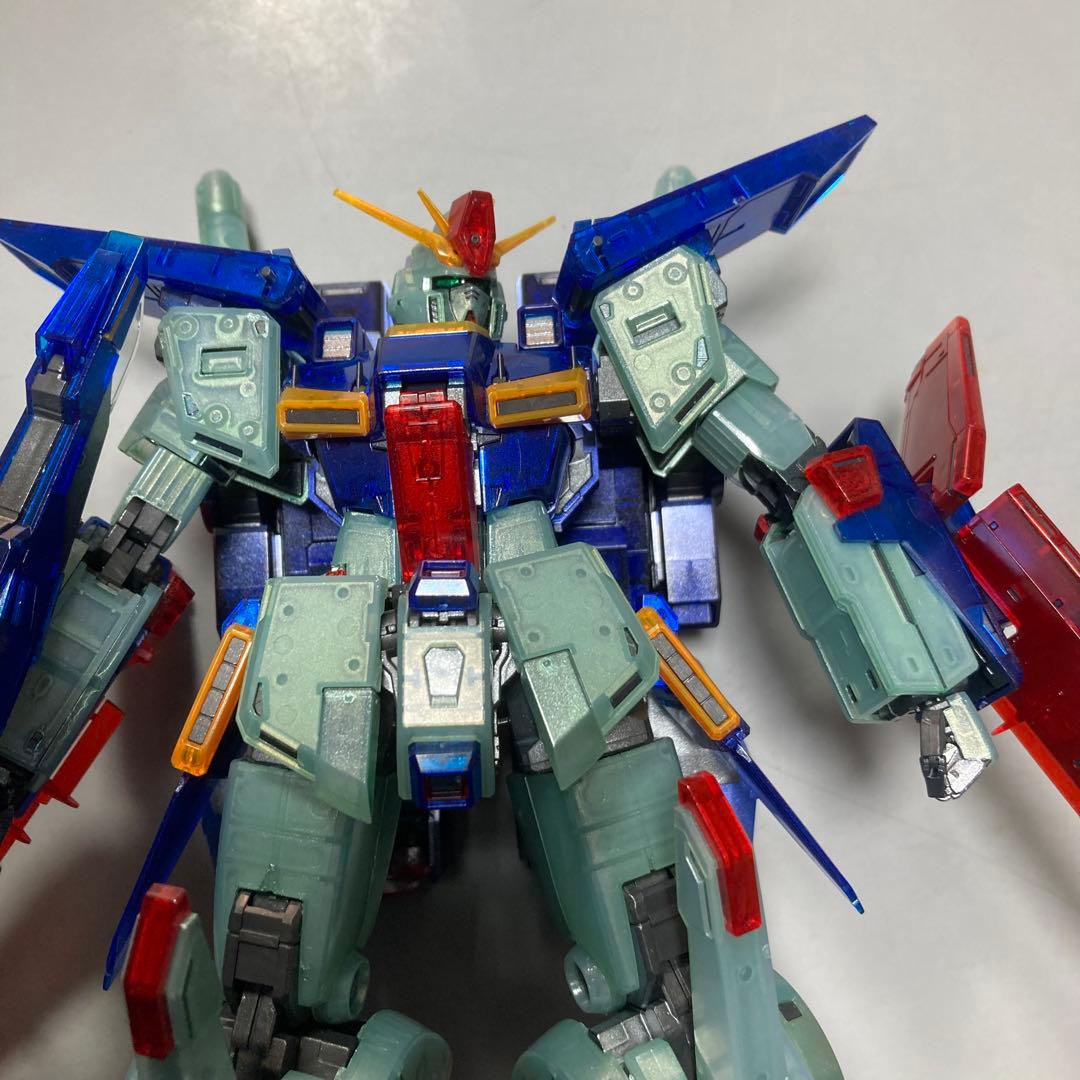 MGZZ GUNDAM \"Ver.Ka\" 限定版クリアメカニカルコアメッキ風塗装
