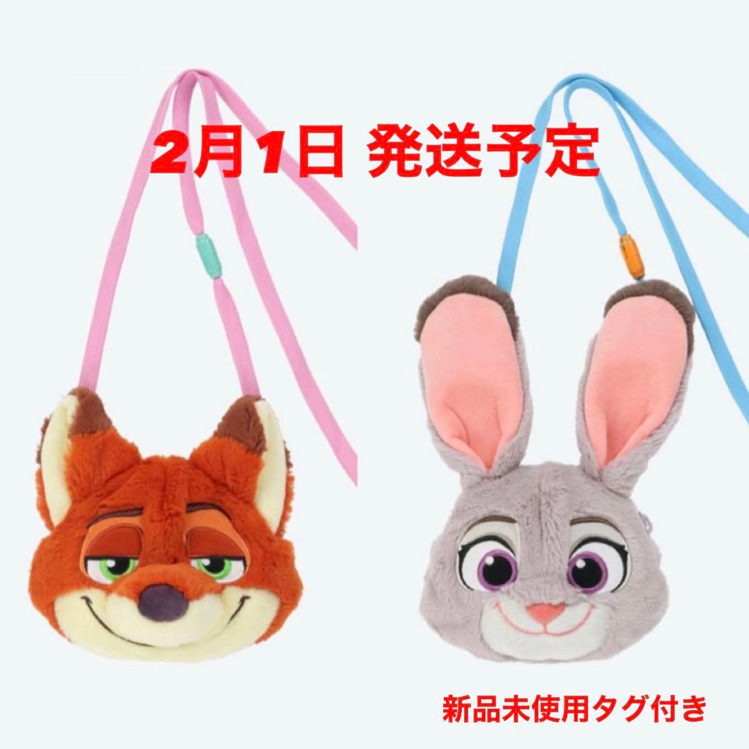 2/1発送 ディズニー ズートピア ジュディ ニック ショルダーバッグ