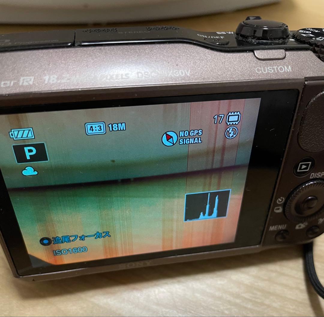 付属品欠品なしソニーサイバーショットDSC-HX30V ジャンク - メルカリ