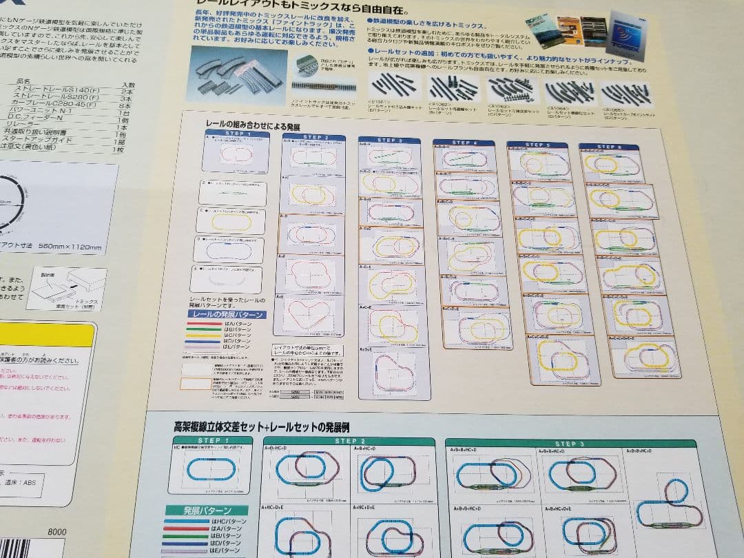 鉄道模型　Nゲージレールセット　鉄道模型線路